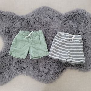 Cat&Jack Short Pants (2) 12M